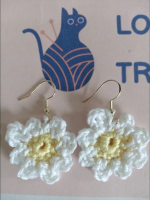 Boucles d'oreilles Marguerite