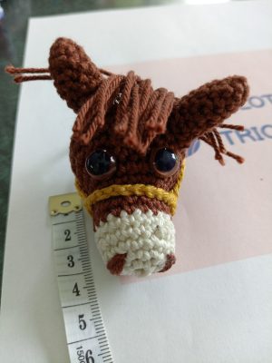 Tête de cheval en porte clé