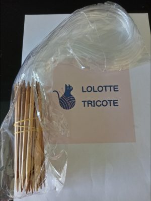 Aiguilles bambou tricot circulaires