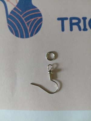 Boucles d'oreilles jaunes - Argenté
