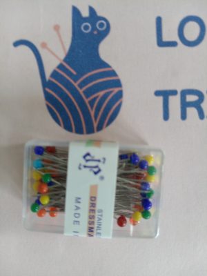 Epingles à têtes rondes - coloré
