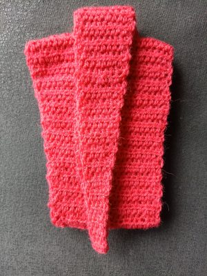 Foulard / mini écharpe rouge