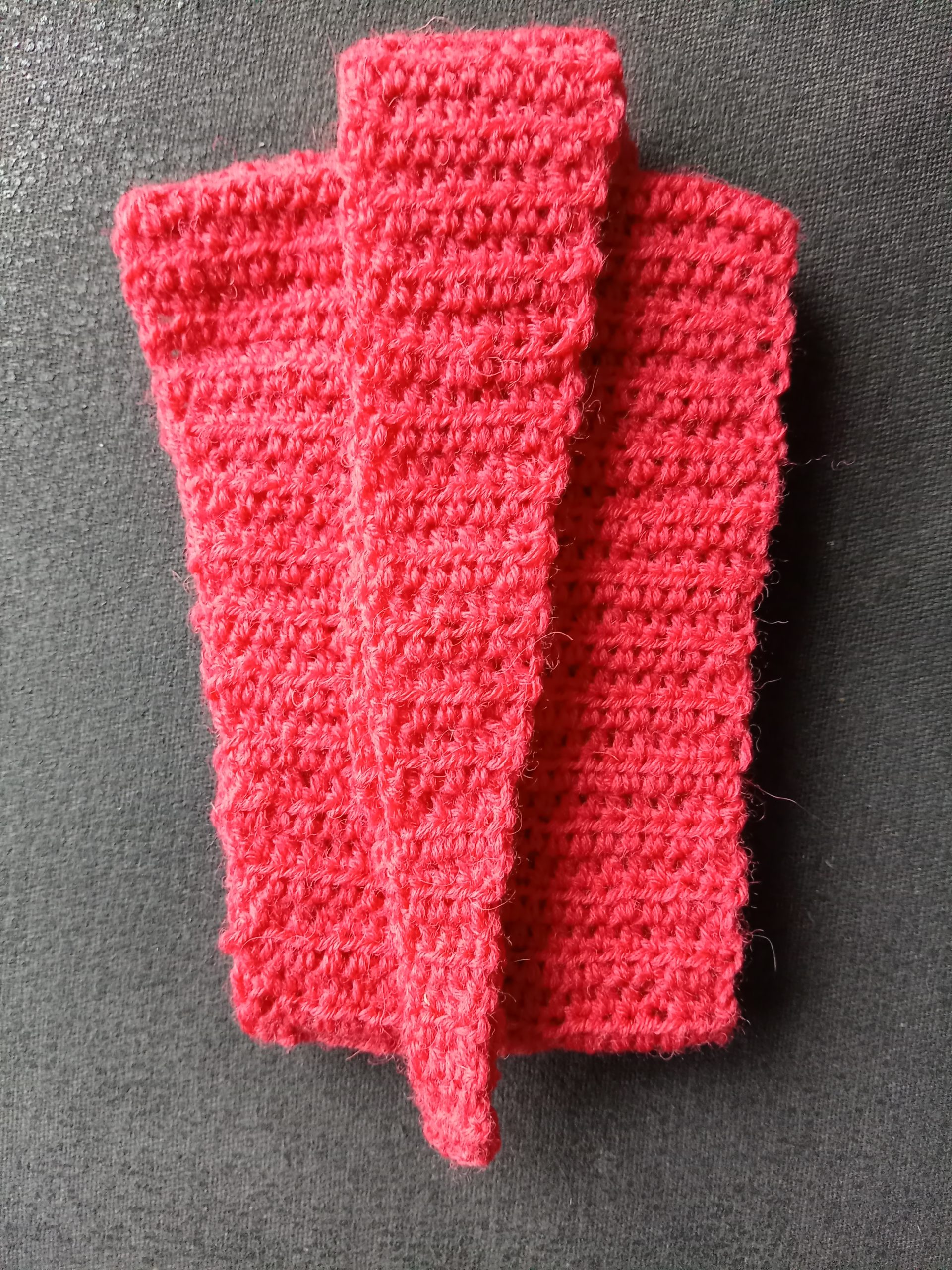 Foulard / mini écharpe rouge