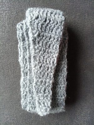 Foulard / mini écharpe grise