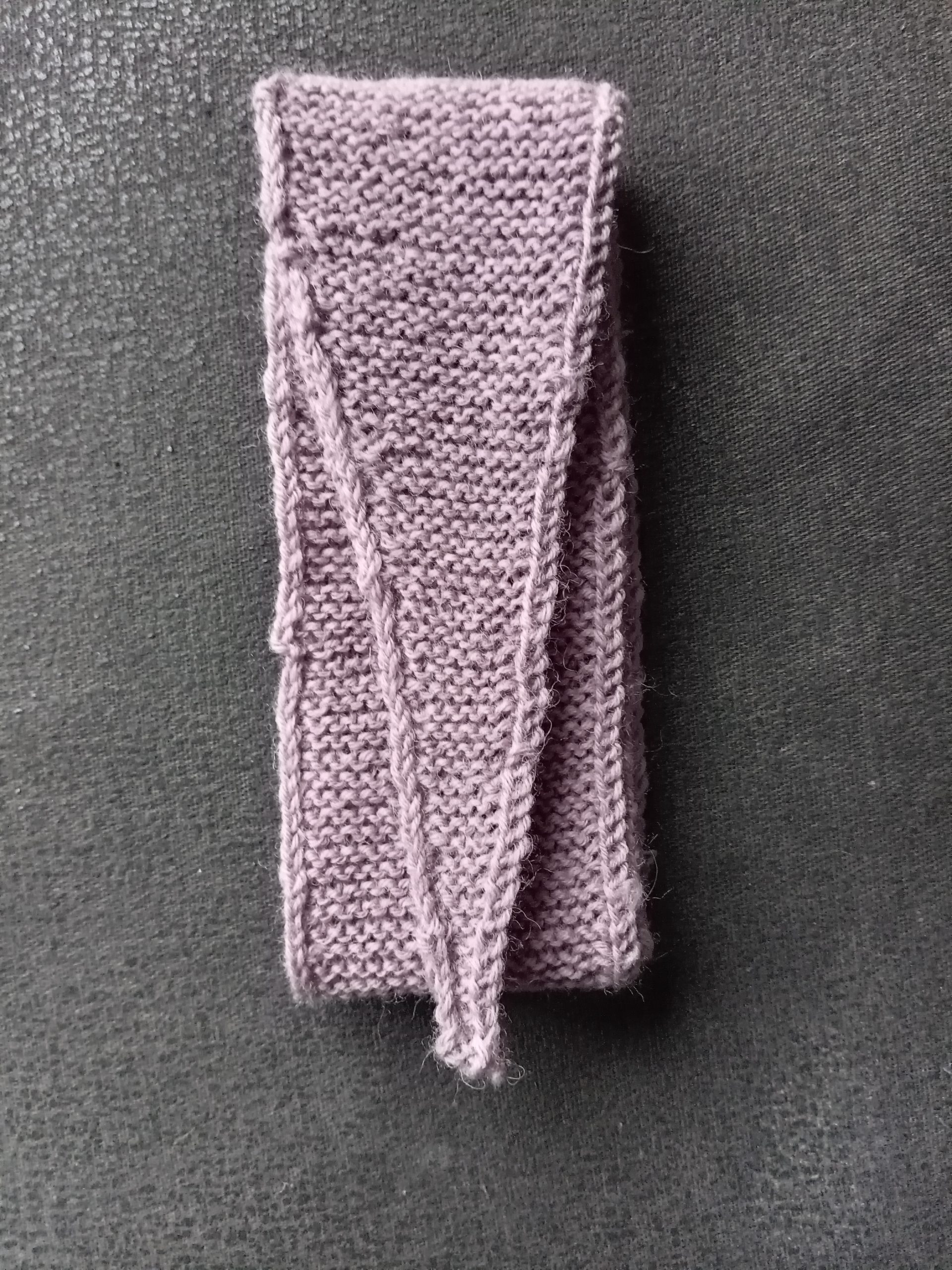 foulard / mini écharpe lilas – Image 2