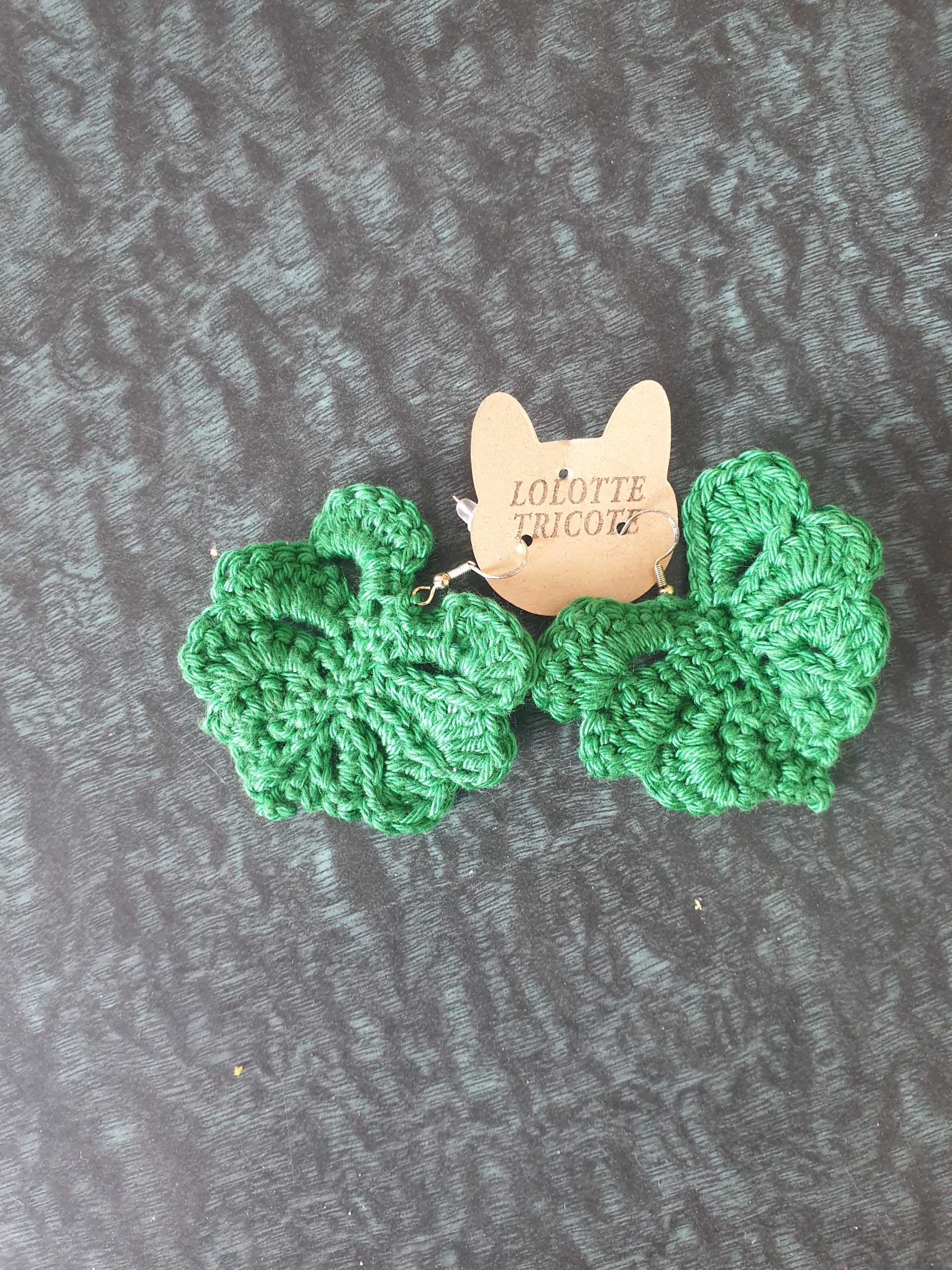 Boucles d oreilles Monstera