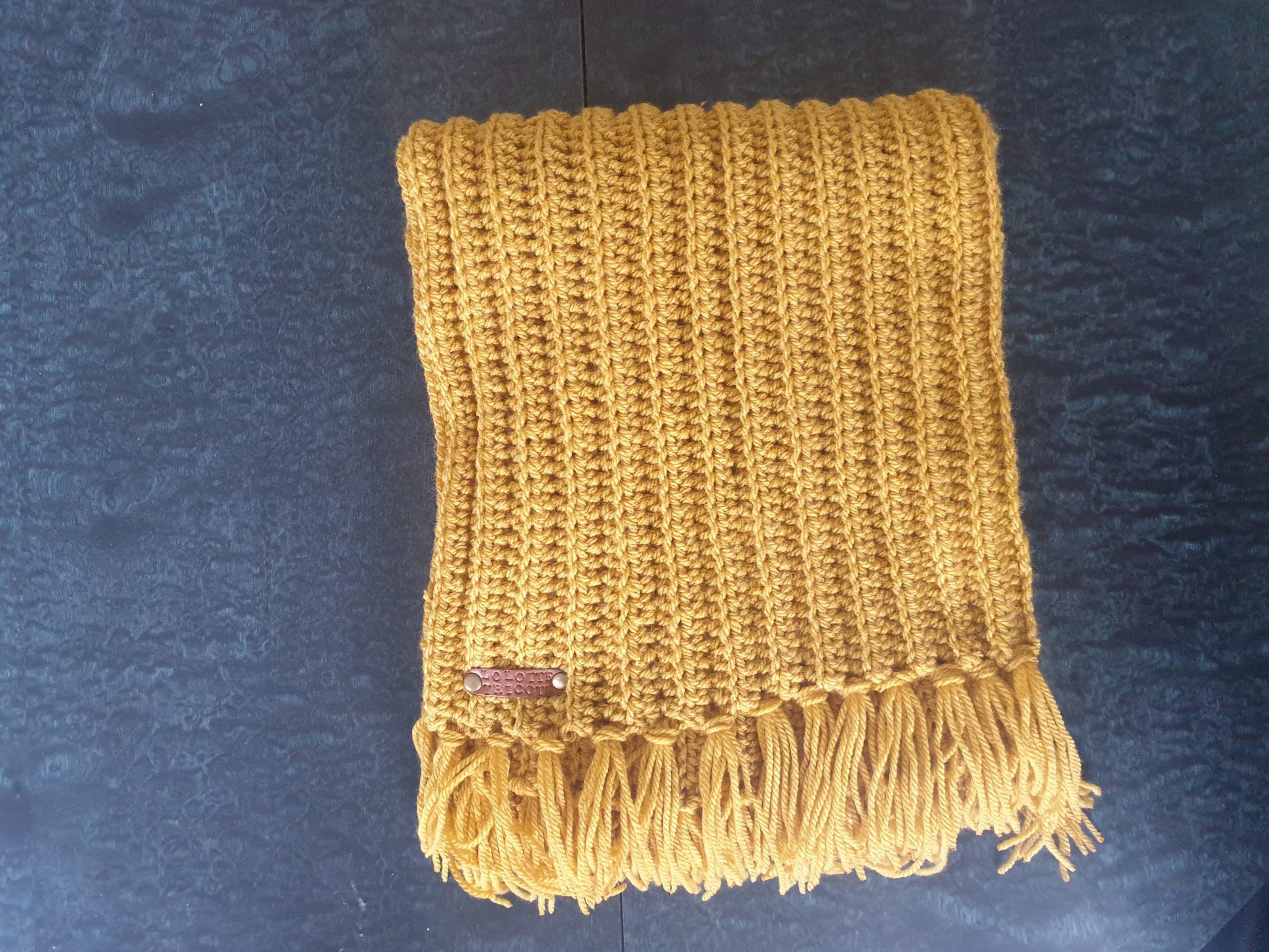 Echarpe moutarde – Image 6