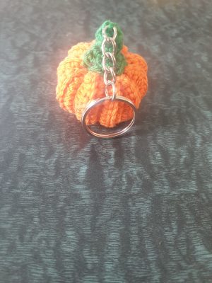 Citrouille porte clé